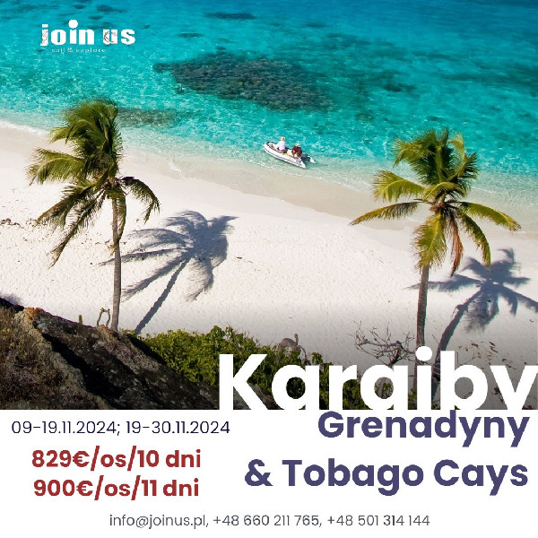 Zostań Piratem z Karaibów - Grenadyny & Tobago Cays