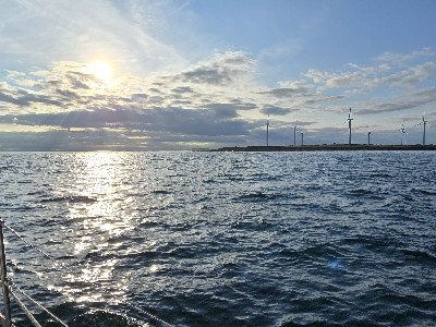 Rejs stażowy, wody pływowe