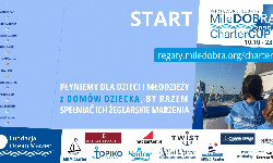 START - rozpoczęły się I wirtualne charytatywne regatach MileDOBRA CharterCUP